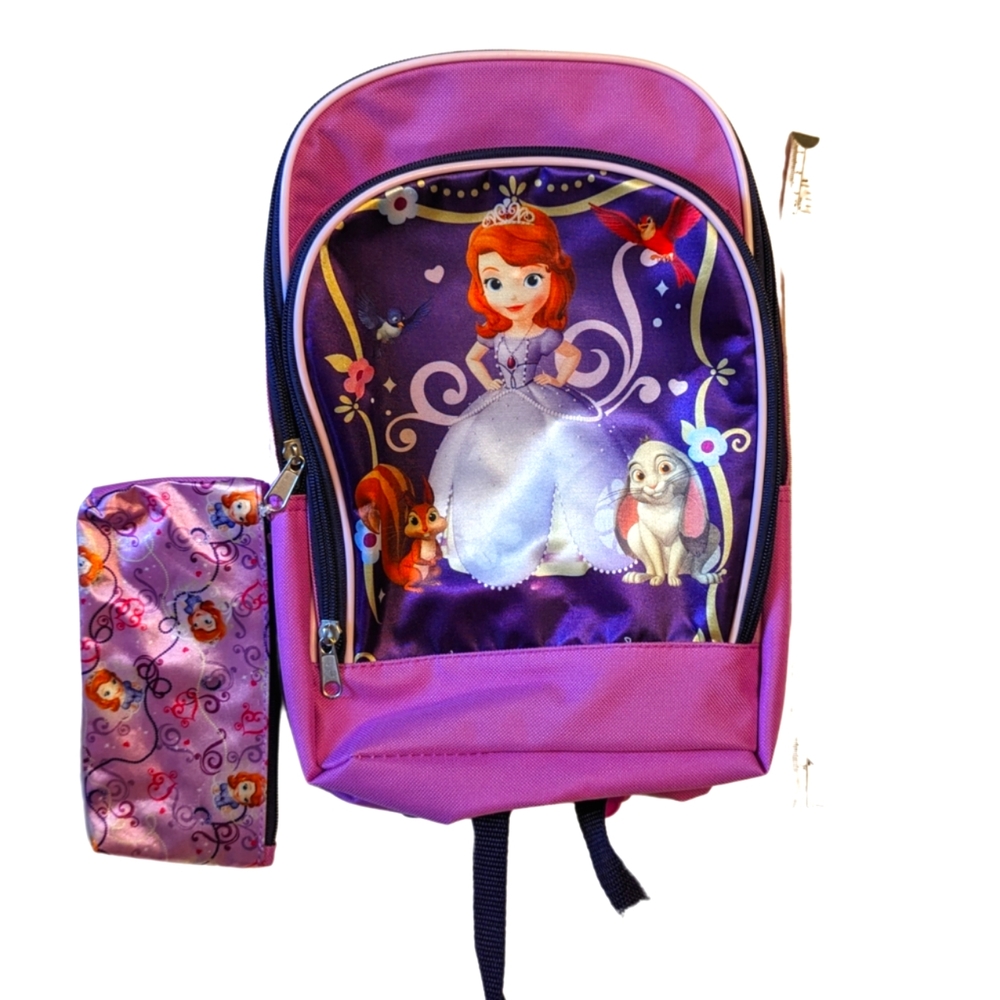 🔖4 for $20 Preschool Princess Sophia Knapsack NWOT